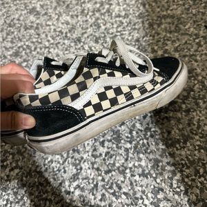 vans checker sneakers